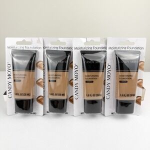 4pk Candy Moyo Moisturizing Foundation Shade Dark 1 ( 1.oz ) BRAND NEW